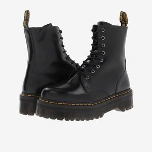 Dr Martens Jadon Smooth Leather Platform Boots